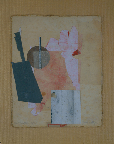 Kurt-Schwitters-Pink-Collage-1940-Berkeley-Art-Museum