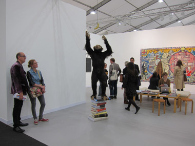 Elmgreen & Dragset, The Fruit of Knowledge; installation view, Frieze Art Fair, 2011. Photo: Spencer Young. Elmgreen & Dragset, The Fruit of Knowledge; installation view, Frieze Art Fair, 2011. Photo: Spencer Young.