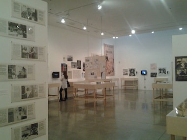 Installation view, Doin&rsquo; It In Public: Feminism and Art at the Woman&rsquo;s Building. Courtesy of Ben Maltz Gallery,