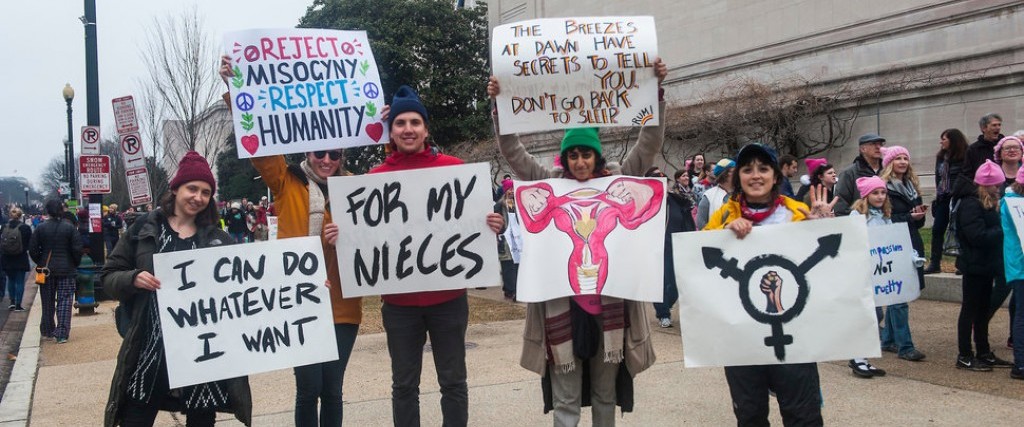 Our Bodies Our Selves at the Women’s March, January 21, 2017